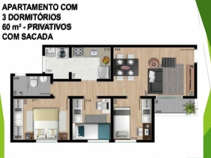 Apartamento à venda com 3 quartos, 58m² - Foto 20