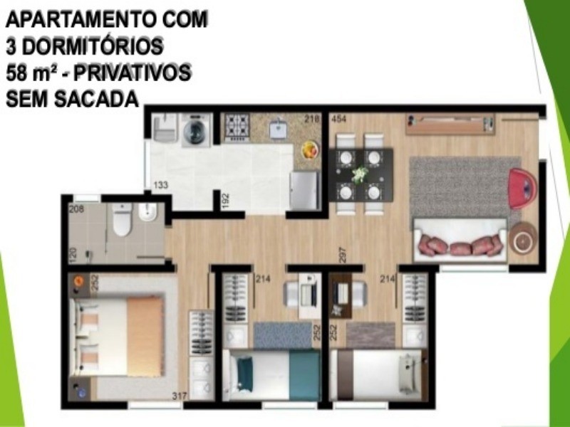 Apartamento à venda com 3 quartos, 58m² - Foto 19