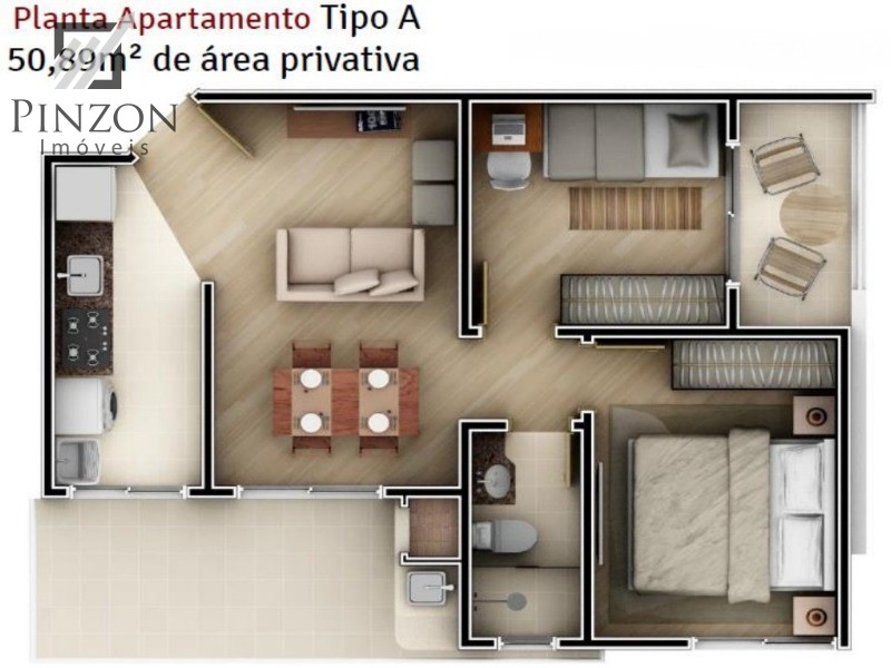 Apartamento à venda com 2 quartos, 44m² - Foto 24