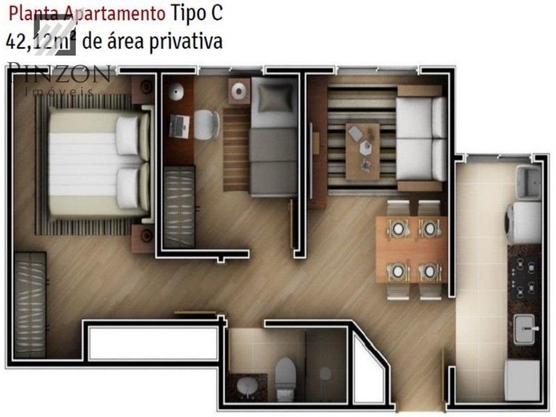 Apartamento à venda com 2 quartos, 44m² - Foto 26