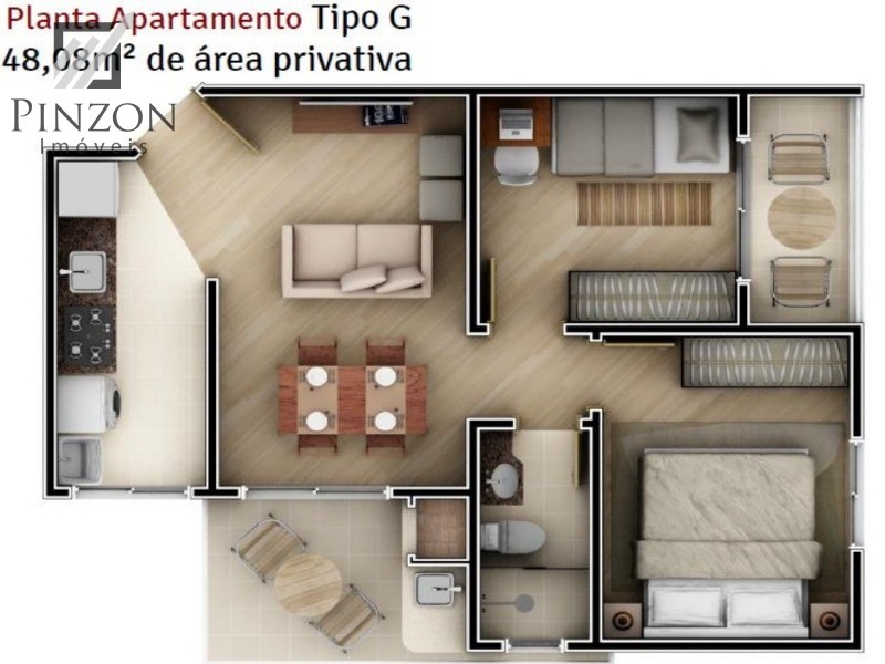 Apartamento à venda com 2 quartos, 44m² - Foto 28