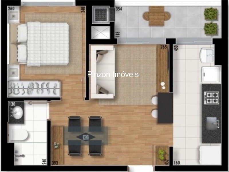 Apartamento à venda com 1 quarto, 31m² - Foto 18