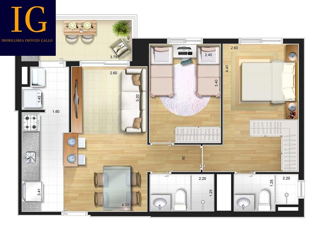 Apartamento à venda com 2 quartos, 63m² - Foto 24