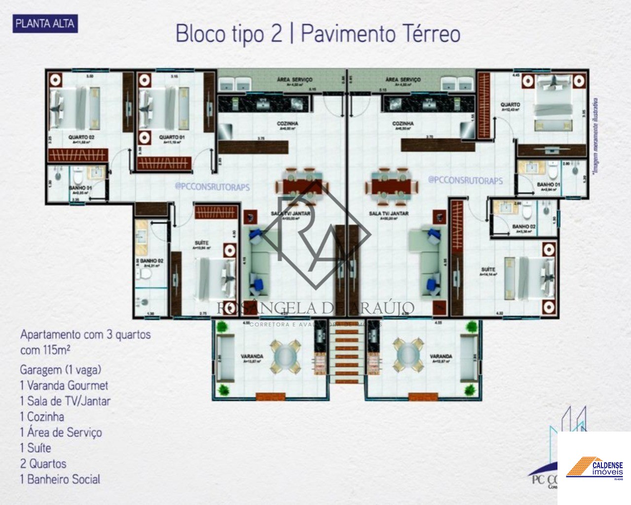 Apartamento à venda com 3 quartos - Foto 5