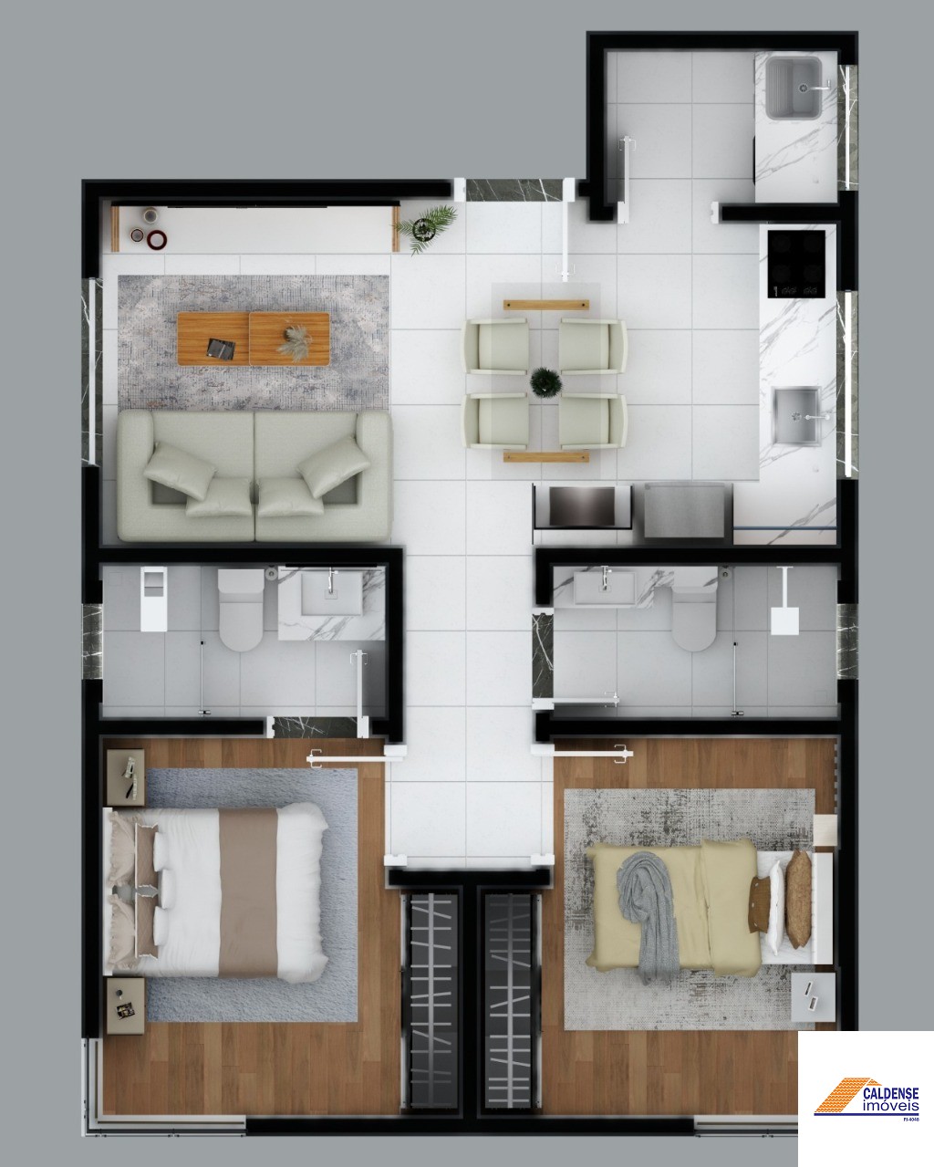 Apartamento à venda com 2 quartos, 52m² - Foto 10