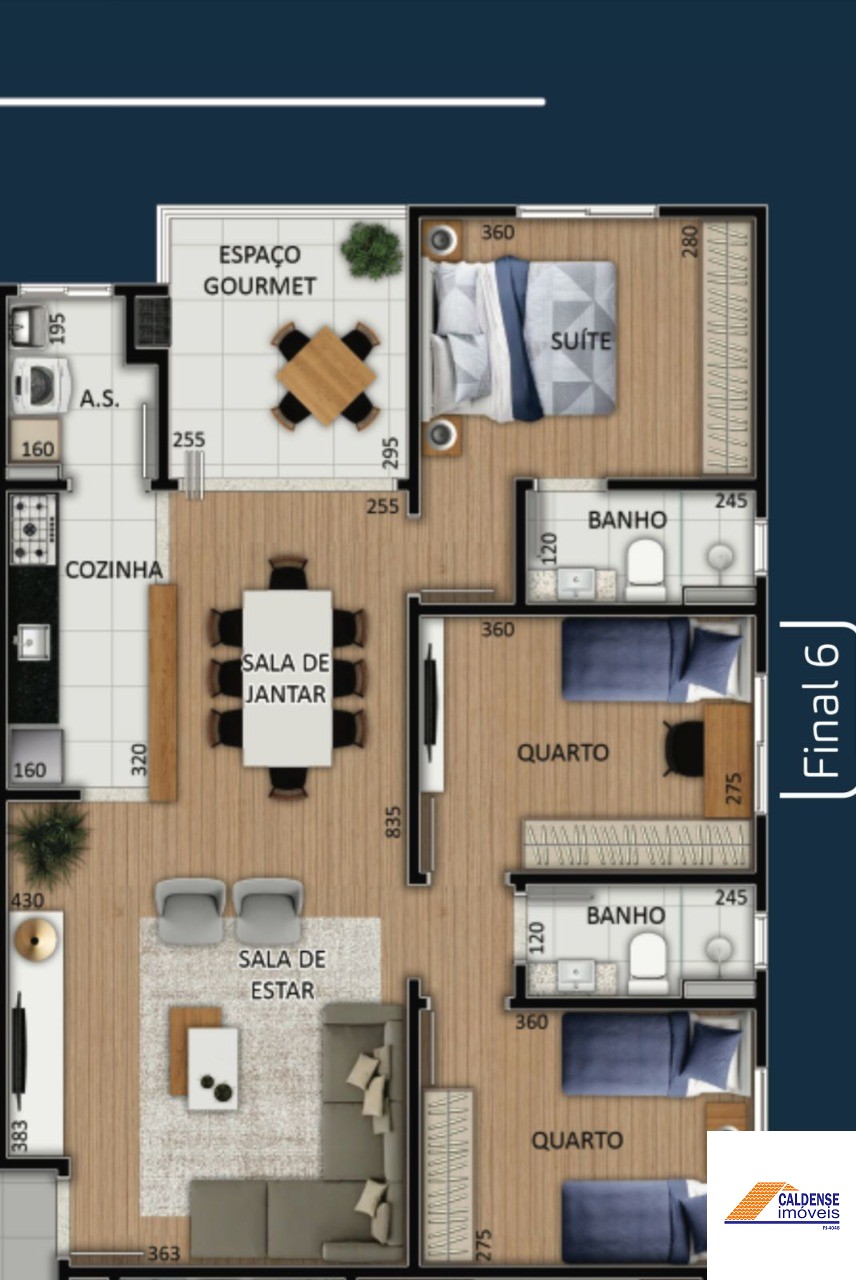 Apartamento à venda com 3 quartos, 93m² - Foto 2