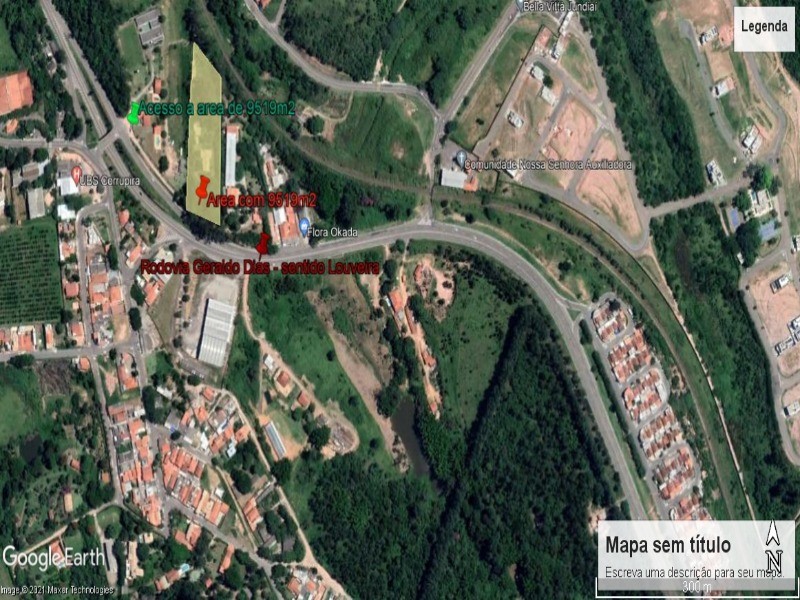 Terreno a venda no Bairro dos Fernandes zoneamento ZPB urbano em Jundiaí-SP