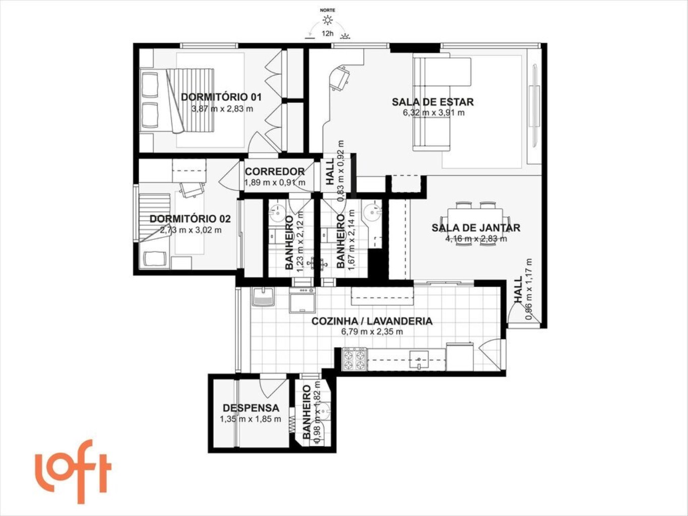 Apartamento à venda com 3 quartos, 98m² - Foto 45