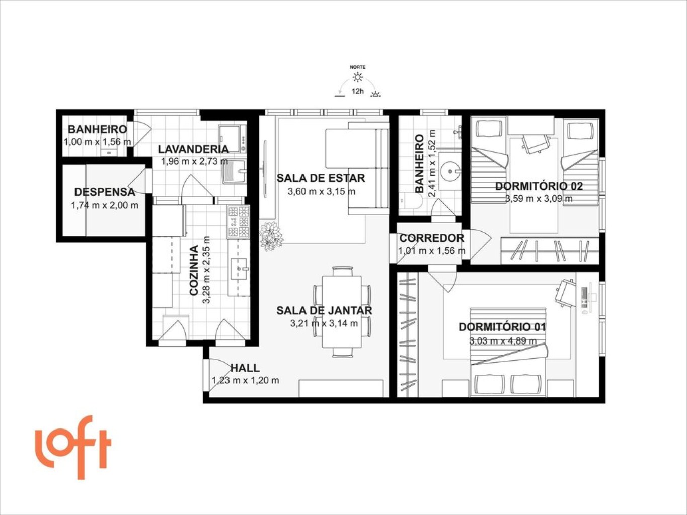 Apartamento à venda com 2 quartos, 79m² - Foto 43