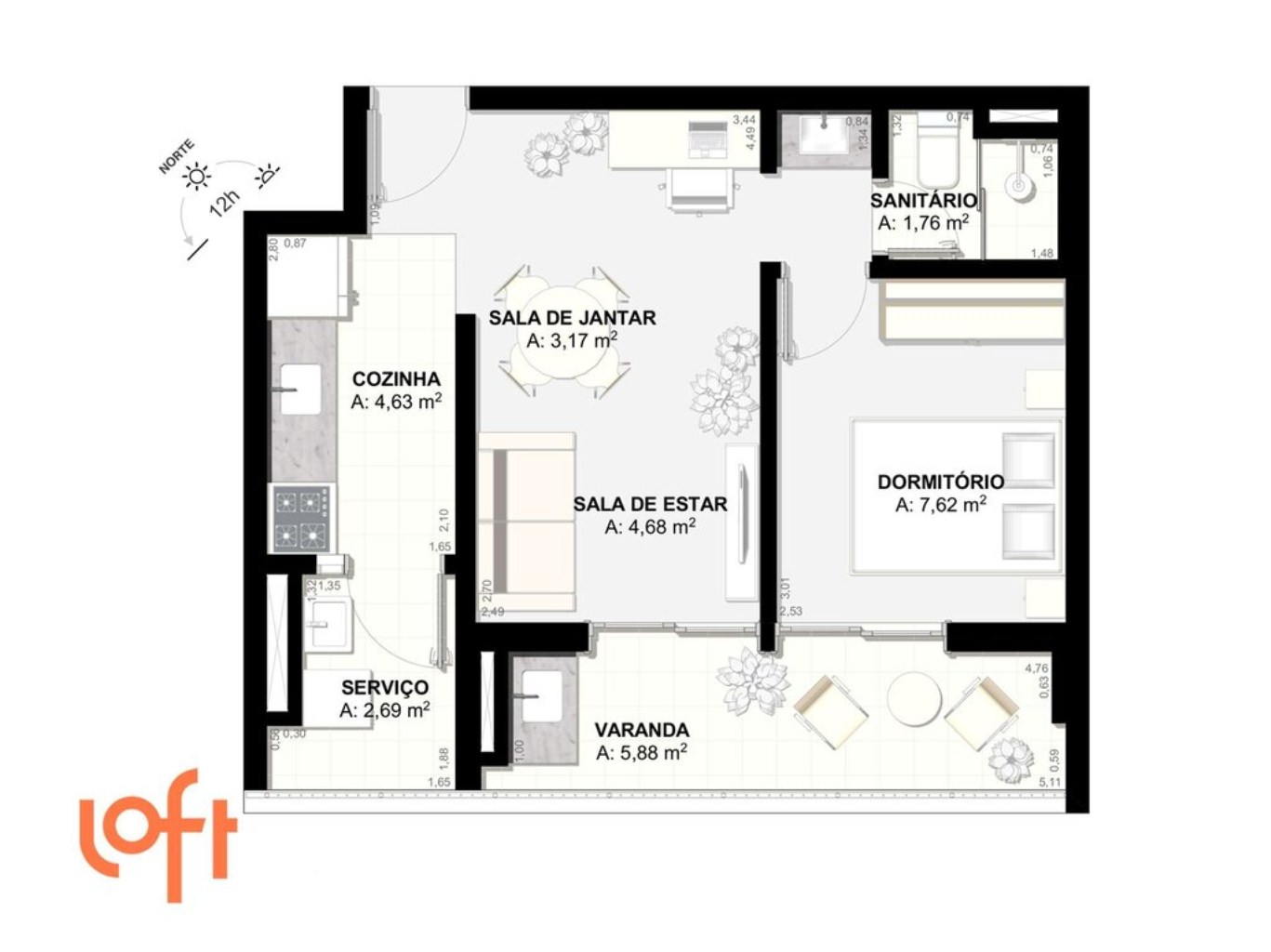 Apartamento à venda com 1 quarto, 43m² - Foto 40