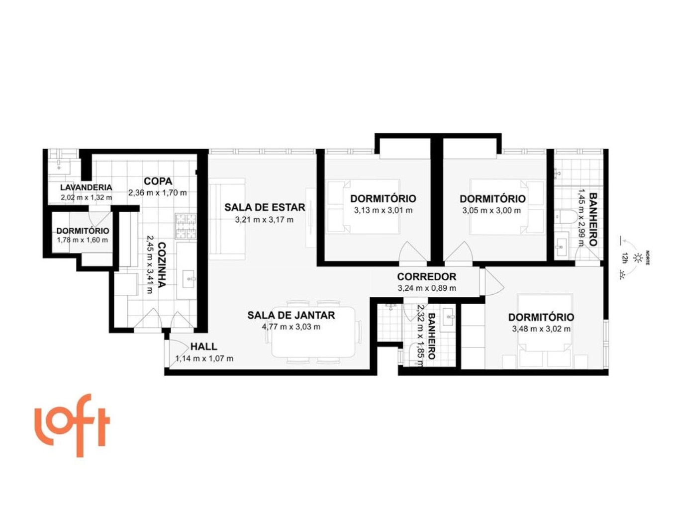 Apartamento à venda com 3 quartos, 98m² - Foto 51