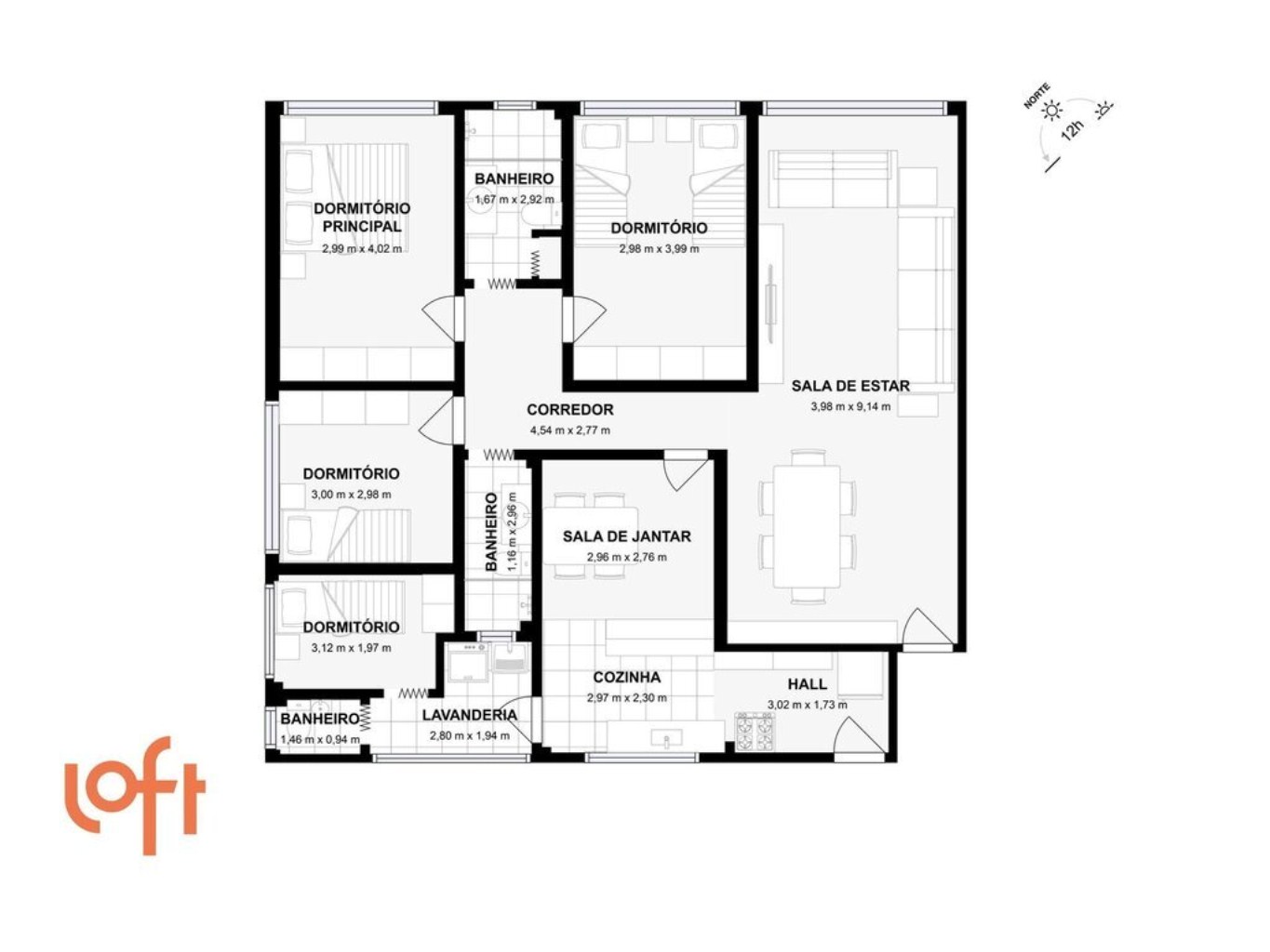 Apartamento à venda com 3 quartos, 135m² - Foto 49