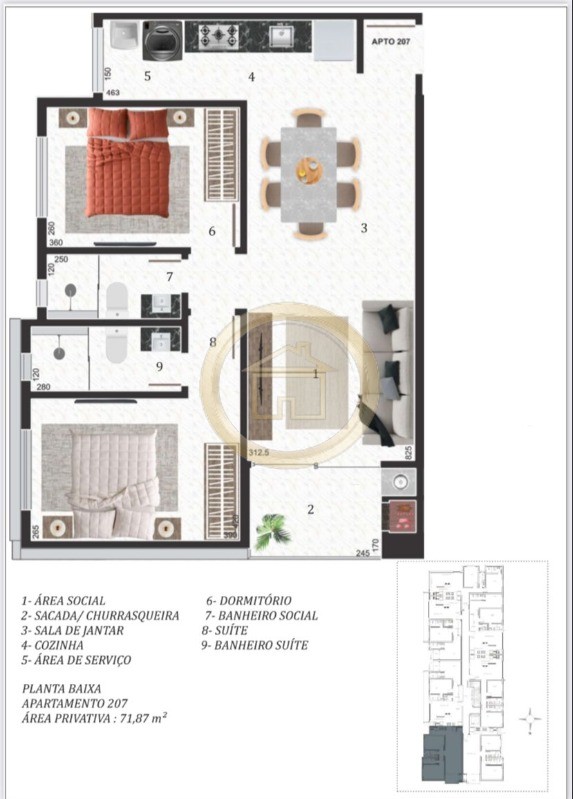 Apartamento à venda com 2 quartos, 92m² - Foto 11