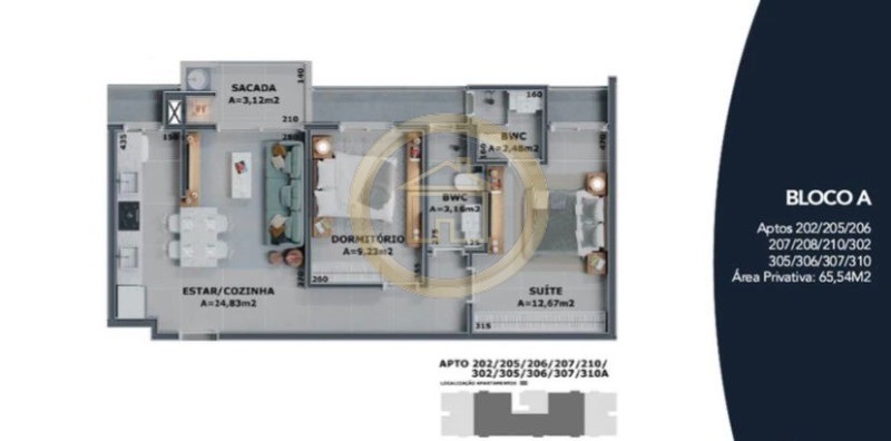 Apartamento à venda com 2 quartos, 53m² - Foto 10