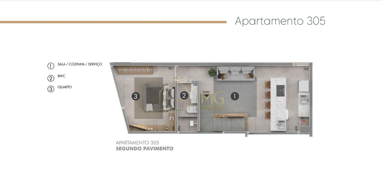 Apartamento à venda com 3 quartos, 100m² - Foto 3