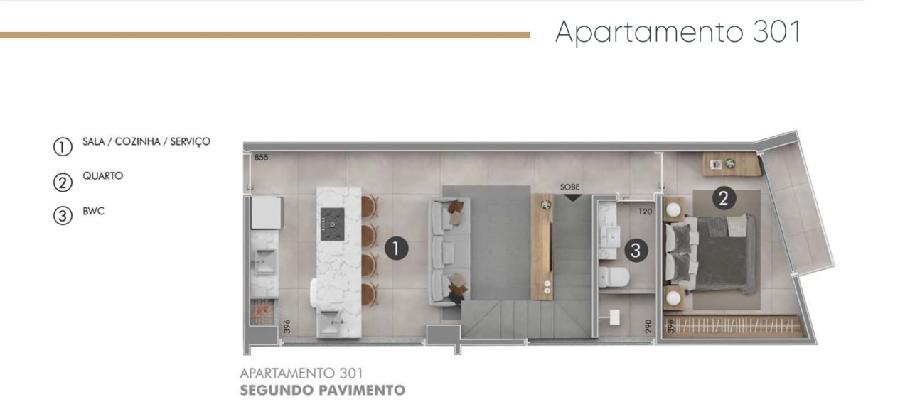 Apartamento à venda com 3 quartos, 101m² - Foto 3