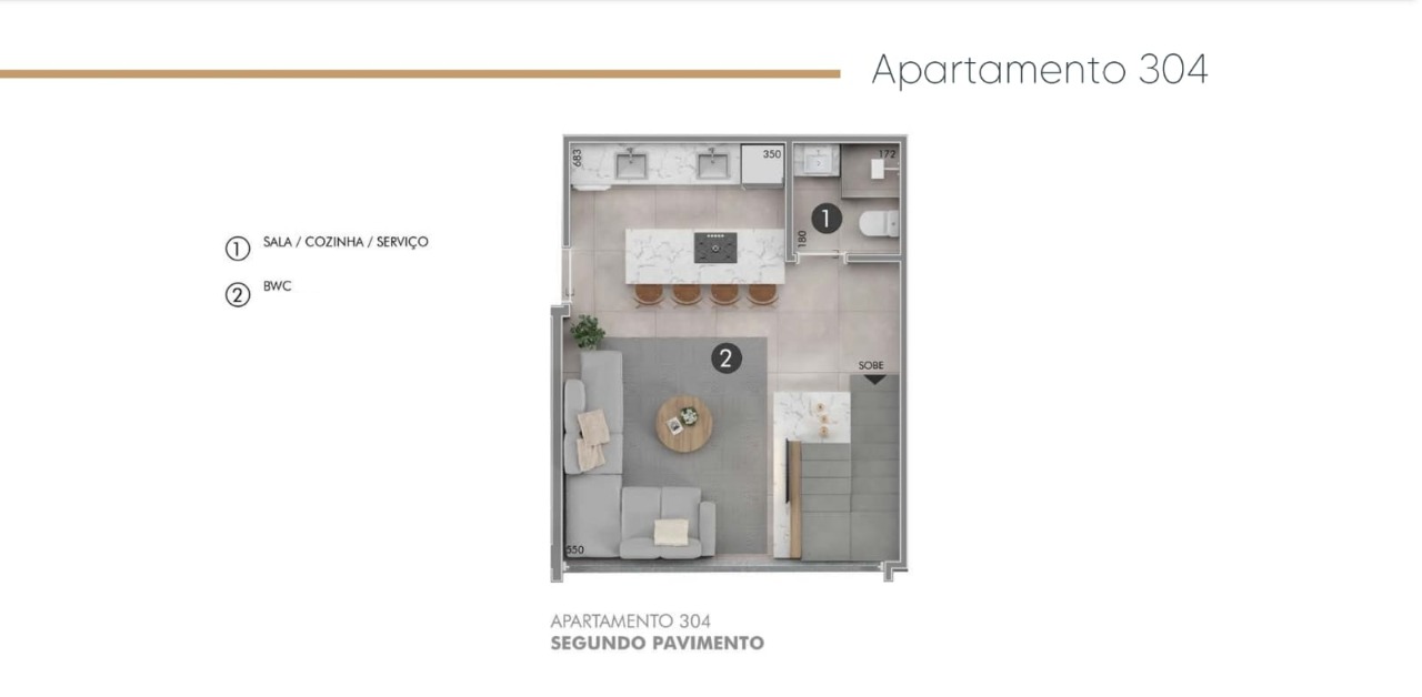 Apartamento à venda com 2 quartos, 97m² - Foto 3