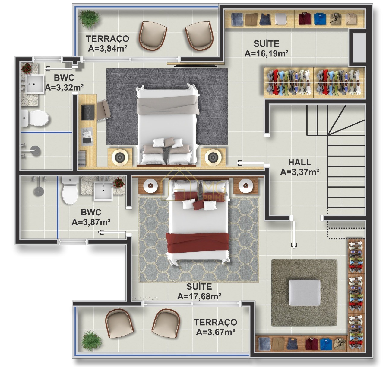 Apartamento à venda com 3 quartos, 129m² - Foto 6