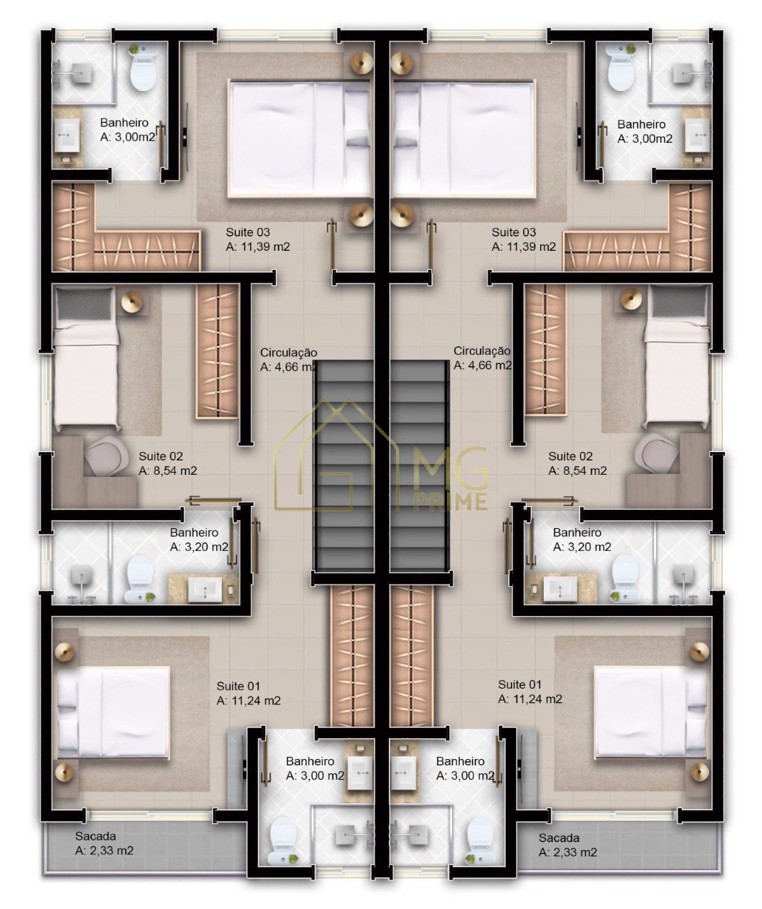 Casa à venda com 3 quartos, 120m² - Foto 10