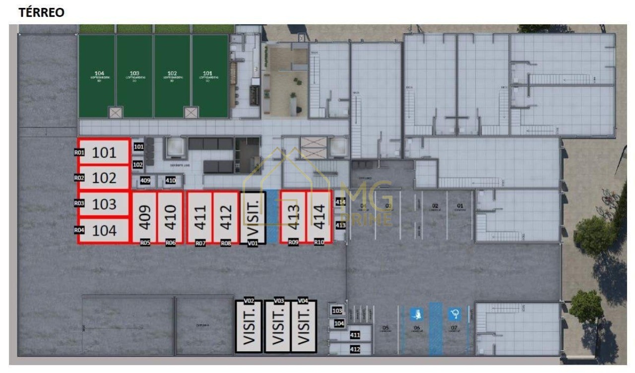 Kitnet-Studio, 69 m² - Foto 19
