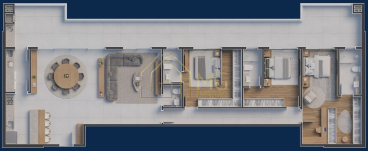 Cobertura, 3 quartos, 152 m² - Foto 11