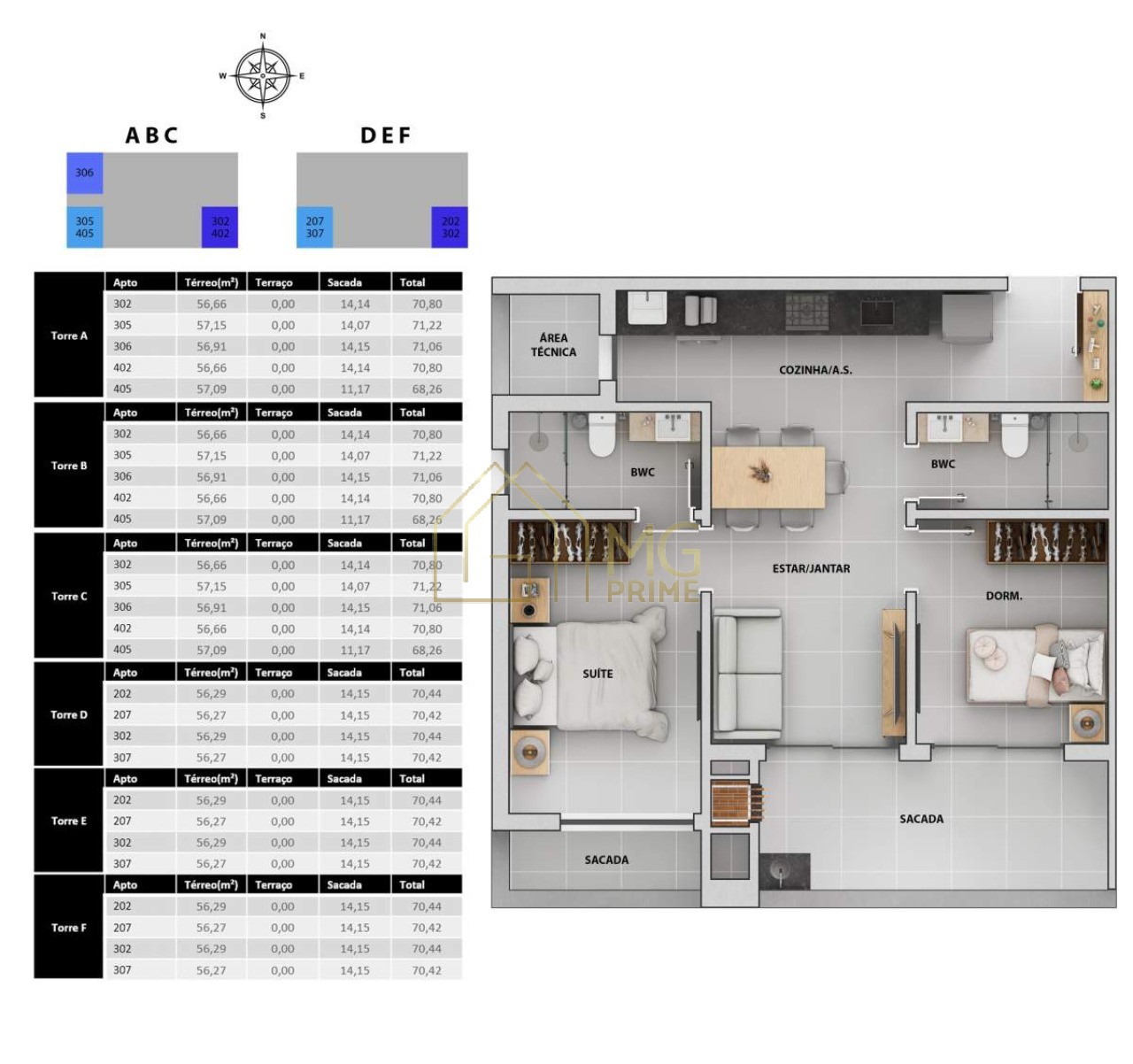 Apartamento, 2 quartos, 70 m² - Foto 21