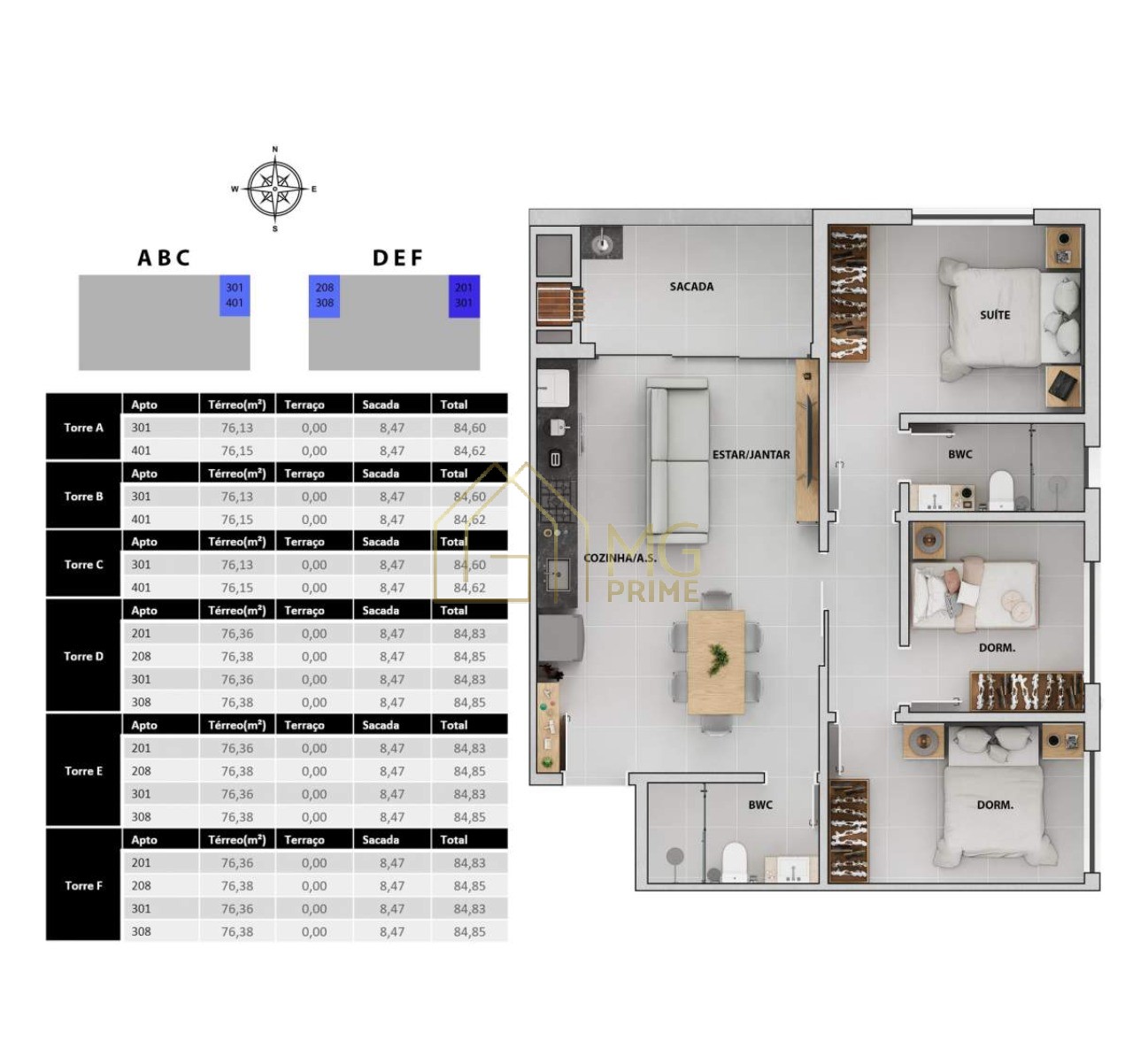 Apartamento, 3 quartos, 84 m² - Foto 21