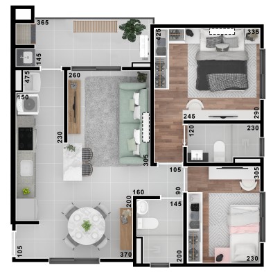 Apartamento à venda com 2 quartos, 63m² - Foto 26