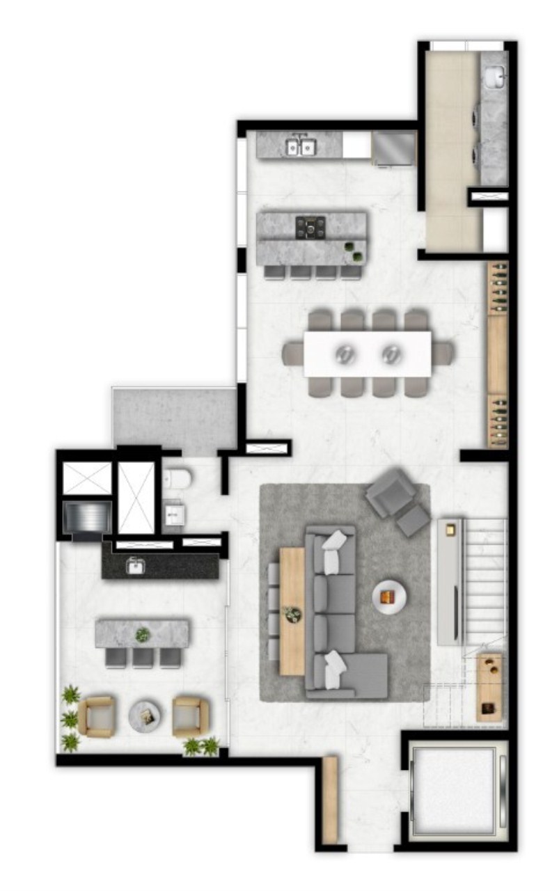 Apartamento à venda com 2 quartos, 127m² - Foto 69