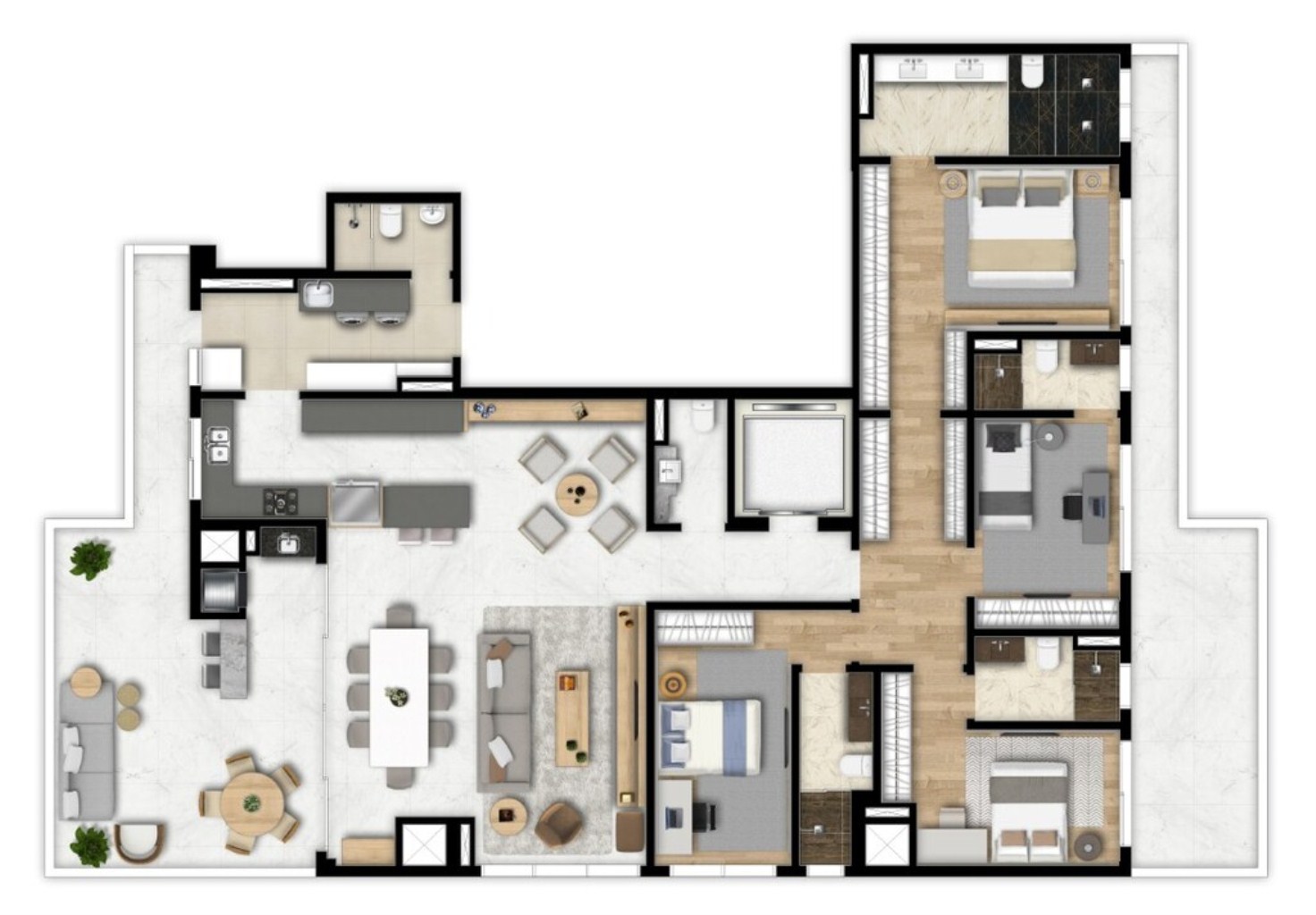 Apartamento à venda com 2 quartos, 127m² - Foto 63