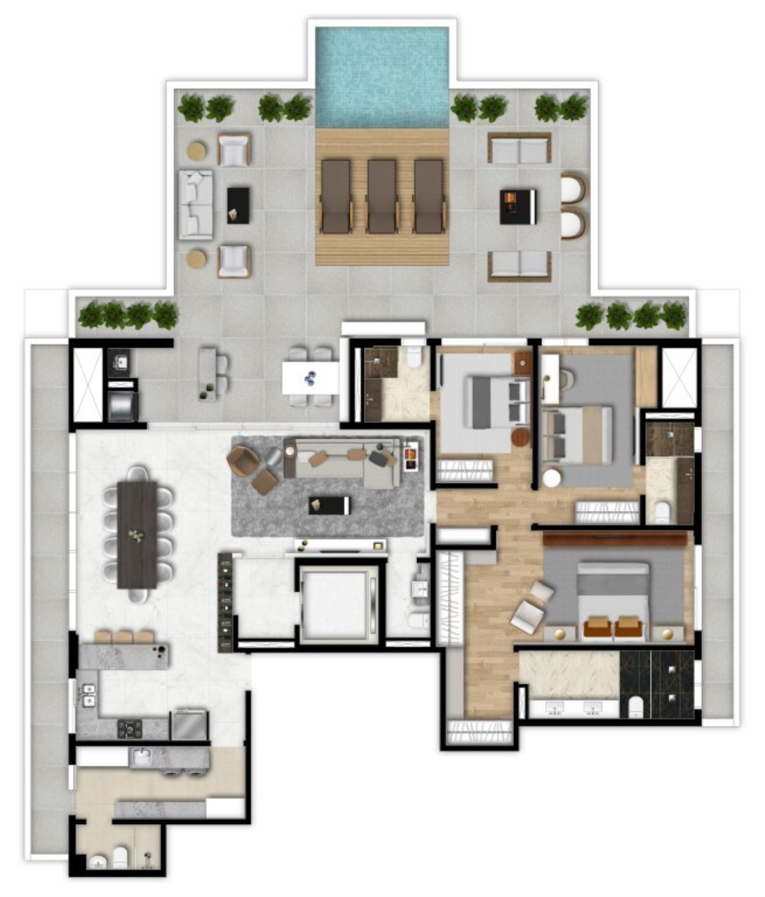 Apartamento à venda com 2 quartos, 127m² - Foto 60