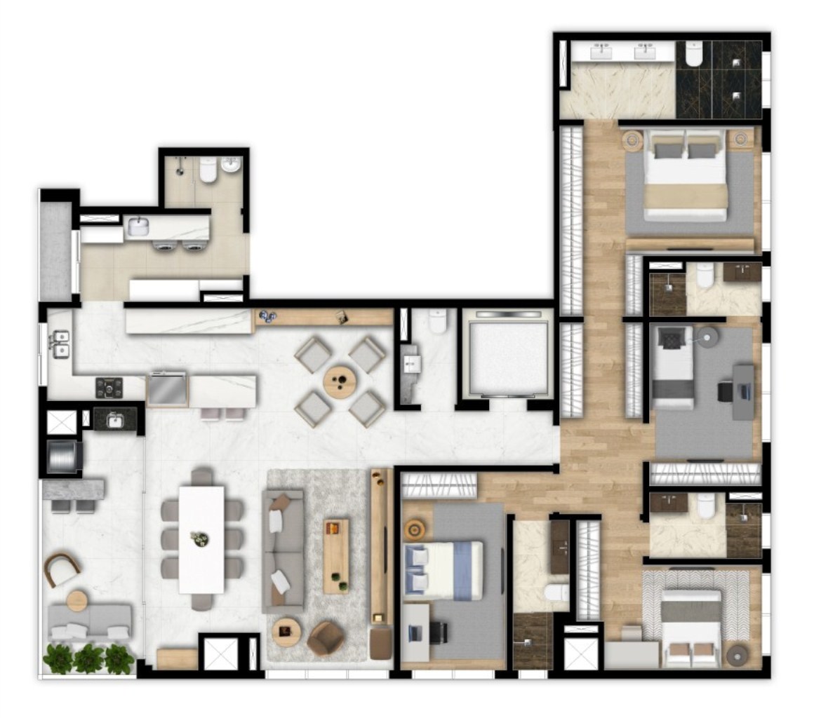 Apartamento à venda com 2 quartos, 127m² - Foto 64