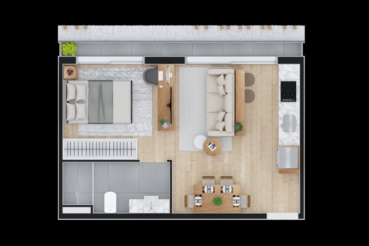 Apartamento à venda com 1 quarto, 31m² - Foto 34