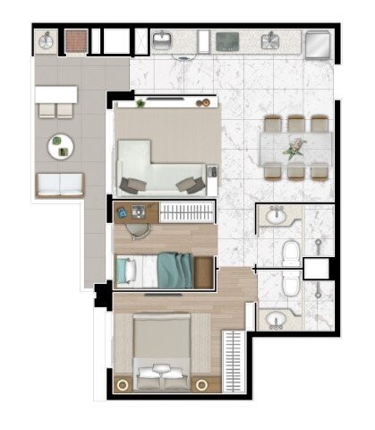 Apartamento à venda com 2 quartos, 63m² - Foto 33