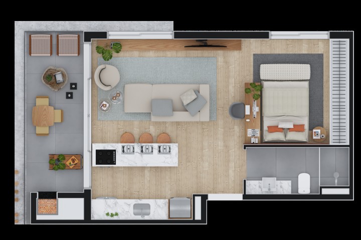 Apartamento à venda com 1 quarto, 31m² - Foto 43