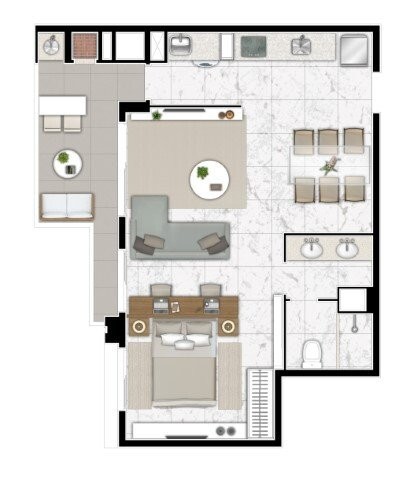 Apartamento à venda com 2 quartos, 63m² - Foto 34