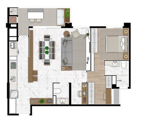 Apartamento à venda com 2 quartos, 63m² - Foto 41