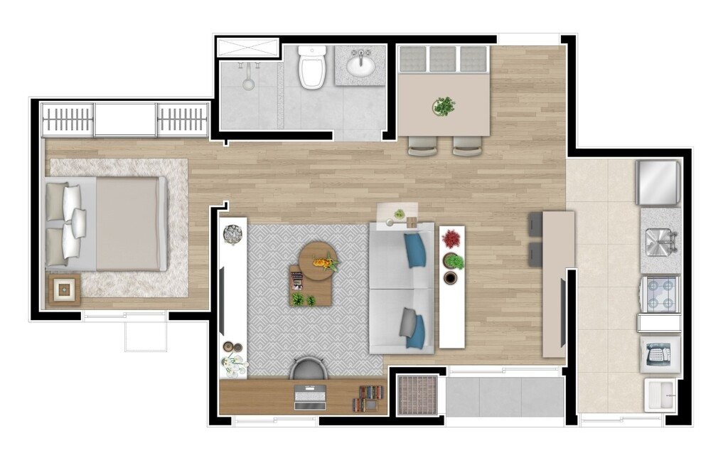 Apartamento à venda com 2 quartos, 44m² - Foto 28