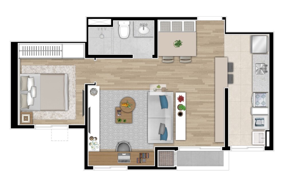 Apartamento à venda com 2 quartos, 44m² - Foto 30