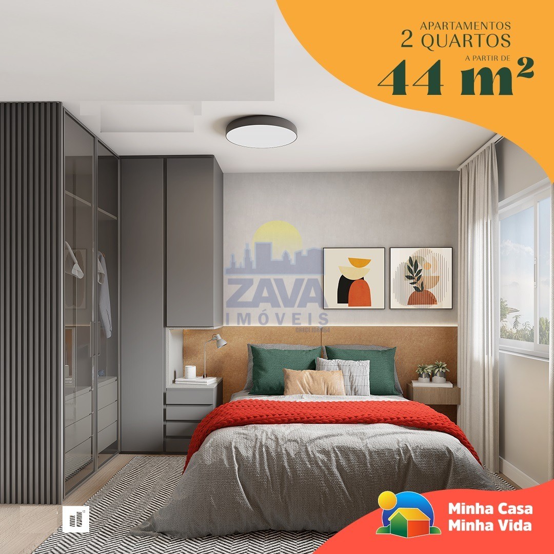 Apartamento à venda com 2 quartos, 44m² - Foto 3