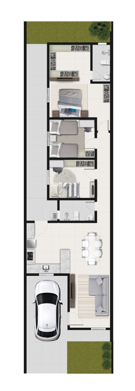 Casa à venda com 3 quartos, 101m² - Foto 3