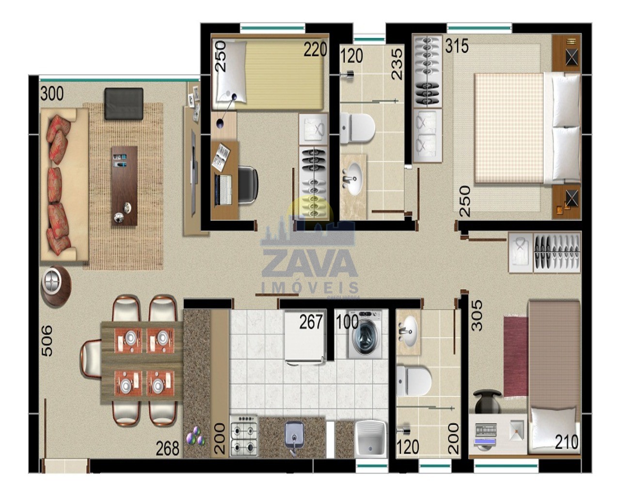 Apartamento à venda com 2 quartos, 51m² - Foto 18