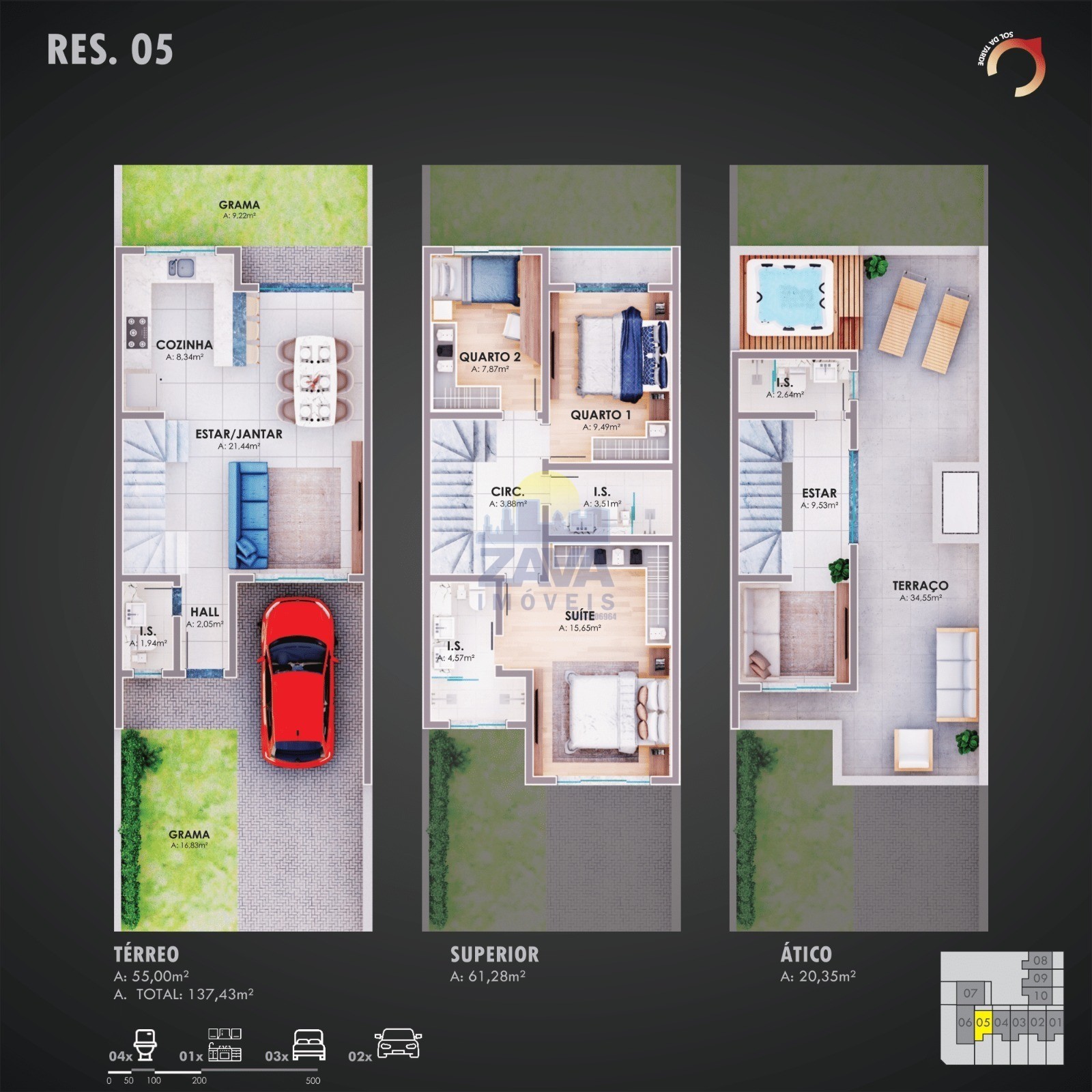 Sobrado à venda com 3 quartos, 170m² - Foto 17