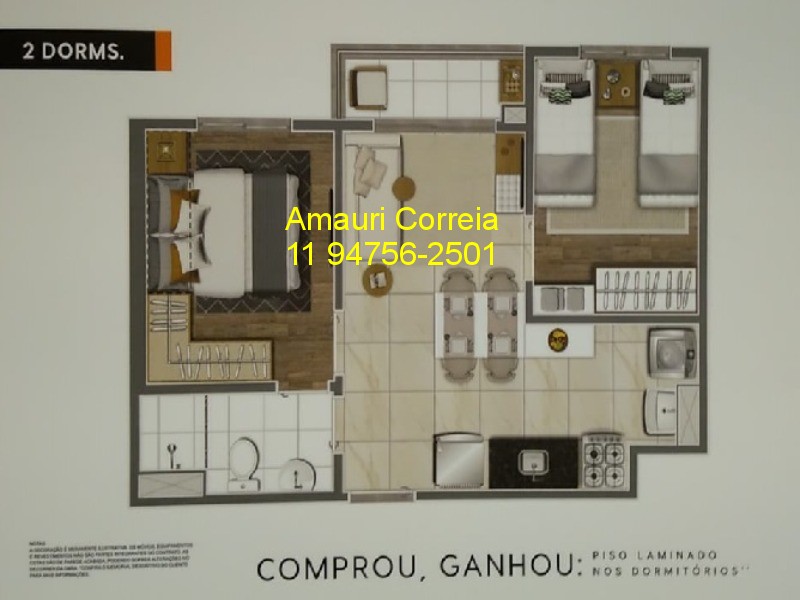 Apartamento à venda com 1 quarto, 38m² - Foto 11