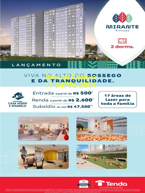 Apartamento à venda com 2 quartos, 31m² - Foto 2