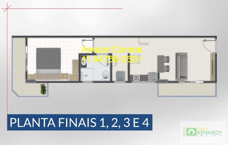 Apartamento à venda com 1 quarto, 40m² - Foto 27