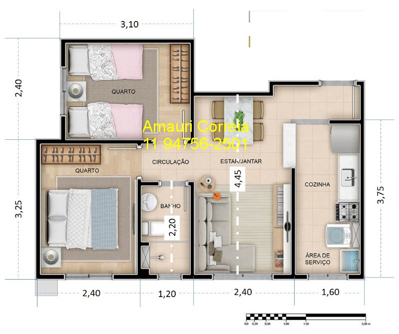 Apartamento à venda com 2 quartos, 42m² - Foto 24