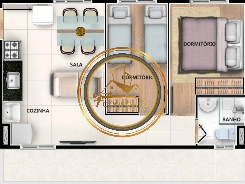 Apartamento à venda e aluguel com 2 quartos, 30m² - Foto 20