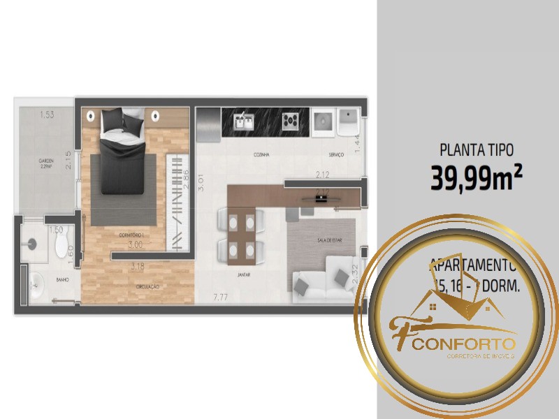 Apartamento à venda com 2 quartos, 48m² - Foto 18