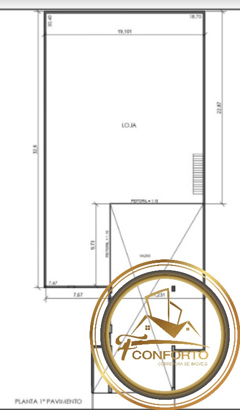 Loja-Salão à venda e aluguel, 1329m² - Foto 3